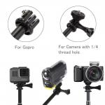 Sistem de prindere Tech-Protect Stick pentru camere video sport GoPro, ajustabil, Negru