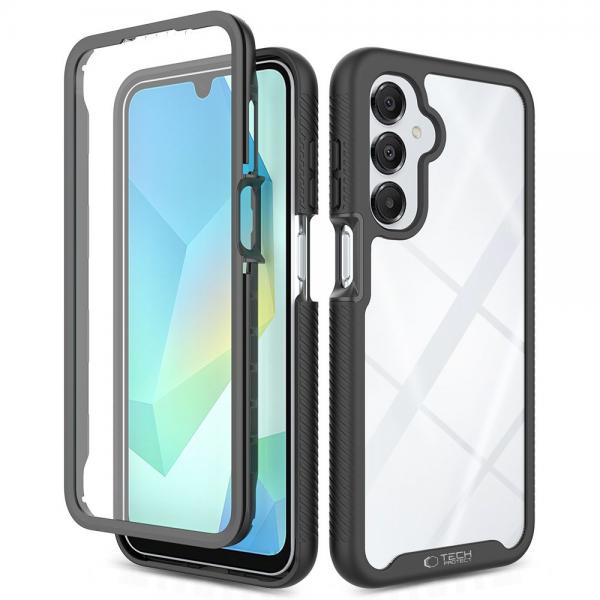 Carcasa 360 grade TECH-PROTECT Defense compatibila cu Samsung Galaxy A26 5G, Protectie display, Negru