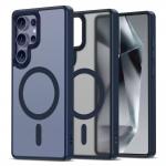 Carcasa TECH-PROTECT MAGMAT MagSafe compatibila cu Samsung Galaxy S25 Ultra Matte Navy 2 - lerato.ro