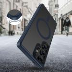 Carcasa TECH-PROTECT MAGMAT MagSafe compatibila cu Samsung Galaxy S25 Ultra Matte Navy 3 - lerato.ro