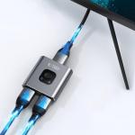 Switch video TECH-PROTECT HB07, 2x HDMI, 4K, 60Hz, Gri 6 - lerato.ro