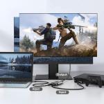 Switch video TECH-PROTECT HB07, 2x HDMI, 4K, 60Hz, Gri 3 - lerato.ro