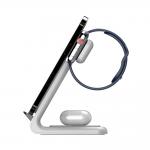 Incarcator Wireless 3 in 1 TECH-PROTECT A20, 15W, Cablu USB-C 1m inclus, Alb 3 - lerato.ro