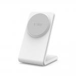 Statie de incarcare 2 in 1 TECH-PROTECT A38 Magnetic, Compatibila MagSafe, Wireless Charge, 15W, Cablu USB-C 1m inclus, Alb 2 - lerato.ro