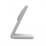 Statie de incarcare 2 in 1 TECH-PROTECT A38 Magnetic, Compatibila MagSafe, Wireless Charge, 15W, Cablu USB-C 1m inclus, Alb 4 - lerato.ro