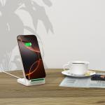 Incarcator wireless TECH-PROTECT A40, 15W, Cablu USB-C 1m inclus, Alb 3 - lerato.ro