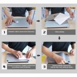 Autocolant laptop Tech-Protect 3M Skin MacBook Pro 13 inch (2016-2020) Gray 3 - lerato.ro