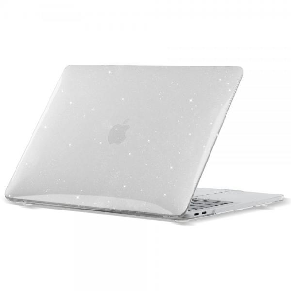 Carcasa laptop Tech-Protect Smartshell compatibila cu MacBook Air 13 inch (2018/2020) Glitter Clear