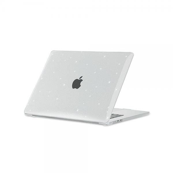 Carcasa laptop Tech-Protect Smartshell compatibila cu MacBook Air 15 inch 2023 Glitter Clear 1 - lerato.ro