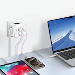Priza alimentare TECH-PROTECT PCL3X4, 3x AC, 2x USB, 2x USB-C, Alb 7 - lerato.ro