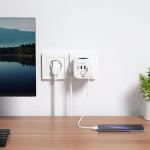 Priza alimentare TECH-PROTECT PCL3X4, 3x AC, 2x USB, 2x USB-C, Alb 8 - lerato.ro