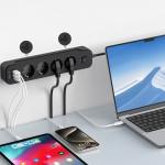 Priza alimentare TECH-PROTECT PCL4X3, 4x AC, 2x USB, 1x USB-C, Lungime cablu 2m, Negru 7 - lerato.ro