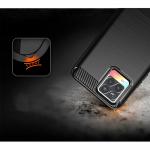Carcasa TECH-PROTECT TPUCARBON compatibila cu Realme 8/8 Pro Black