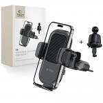Suport auto universal Tech-Protect V8 2 in 1, CD Slot/Air Vent Mount, Rotire 360 grade, Negru 9 - lerato.ro
