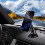 Suport auto Tech-Protect N56 Magnetic, Dashboard UNRG/Air Vent Mount, Compatibil MagSafe, Rotire 360 grade, Negru 4 - lerato.ro