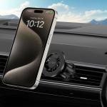 Suport auto universal Tech-Protect N56, Magnetic MagSafe, CD Slot/Air Vent Mount, Rotire 360 grade, Negru 10 - lerato.ro