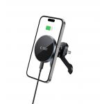 Suport auto Tech-Protect MM15W-V5 Magnetic, Compatibil MagSafe, Air Vent Mount, Incarcare Wireless 15W, Cablu USB-C 1m inclus, Negru 10 - lerato.ro