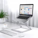 Stand universal laptop Tech-Protect Prodesk Silver 5 - lerato.ro