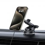Suport auto Tech-Protect V5 Magnetic 2 in 1, Compatibil MagSafe, Dashboard/Air Vent Mount, 15W, Cablu USB-C 1m inclus, Negru 7 - lerato.ro