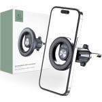 Suport auto Tech-Protect N53 Magnetic, AirVent Mount, Compatibil MagSafe, Rotire 360 grade, Negru 3 - lerato.ro