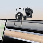 Suport auto Tech-Protect N56 Magnetic, Dashboard/AirVent Mount, Rotire 360 grade, Negru 5 - lerato.ro