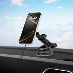 Suport auto Tech-Protect V9 Magnetic 2 in 1, Compatibil MagSafe, Dashboard/Air Vent Mount, Incarcare Wireless 15W, Cablu USB-C 1m inclus, Negru 9 - lerato.ro