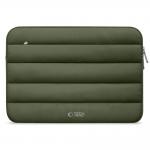Husa TECH-PROTECT Fluffy compatibila cu laptop 13/14 inch Army Green 2 - lerato.ro