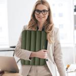 Husa TECH-PROTECT Fluffy compatibila cu laptop 13/14 inch Army Green 12 - lerato.ro