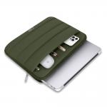 Husa TECH-PROTECT Fluffy compatibila cu laptop 13/14 inch Army Green 5 - lerato.ro