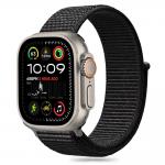 Curea Tech Protect Nylon Clasp compatibila cu Apple Watch 6/7/ 8/9/10/SE 40/41/41mm, Black 2 - lerato.ro