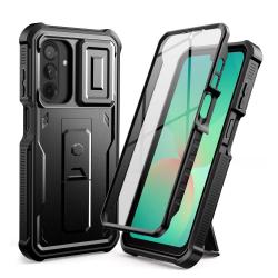 Carcasa Tech-Protect Kevlar Cam Plus, compatibila cu Samsung Galaxy A26 5G, Negru