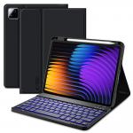 Husa cu tastatura Tech-Protect Smartcase Pen compatibila cu Xiaomi Pad 7 / Pad 7 Pro, Cablu USB-C inclus, Black 2 - lerato.ro