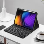 Husa cu tastatura Tech-Protect Smartcase Pen compatibila cu Xiaomi Pad 7 / Pad 7 Pro, Cablu USB-C inclus, Black 4 - lerato.ro