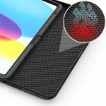 Husa Tech-Protect Smartcase Pen Armor compatibila cu iPad 10 2022 / iPad 11 2025, Suport si compartimente pentru carduri, Negru 7 - lerato.ro
