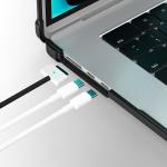 Carcasa laptop Tech-Protect Smartshell Pro compatibila cu MacBook Air 15 inch 2023/2024/2025 Black/Clear 8 - lerato.ro