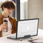 Carcasa laptop Tech-Protect Smartshell Pro compatibila cu MacBook Air 15 inch 2023/2024/2025 Black/Clear 9 - lerato.ro