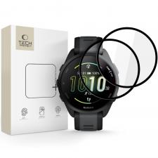 Set 2 folii hibride TECH-PROTECT Glass Flex+ compatibil cu Garmin Forerunner 165 Black