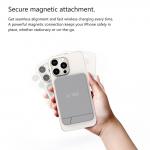 Baterie externa cu suport TECH-PROTECT LifeMag PB15 10000 mAh, Compatibila MagSafe, 15W, Cablu USB-C 30cm, Gri 7 - lerato.ro