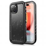 Carcasa waterproof TECH-PROTECT Shellbox compatibila cu iPhone 15, IP68, Protectie display, Negru 2 - lerato.ro