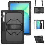 Carcasa 360 grade TECH-PROTECT Solid compatibila cu Samsung Galaxy Tab S10 FE Plus 13.1inch X620 / X626B Black 4 - lerato.ro