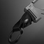 Breloc din aluminiu Tech-Protect Slidelock, Deschizator de sticle, Curea rezistenta dfin nailon, Gunmetal 6 - lerato.ro