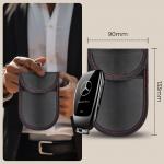 Husa de protectie Tech-Protect KLR100, Capacitate de blocare RFID, EMF, Bluetooth, Wi-Fi, GPS și alte unde radio, Negru/Rosu 7 - lerato.ro