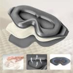 Masca de dormit TECH-PROTECT EyeShade, Spuma cu memorie, Curea ajustabila, Gri 5 - lerato.ro
