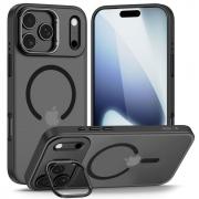 Carcasa Tech-Protect MagStande compatibila cu iPhone 17 Pro Max, Matte Black