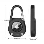Husa de protectie tip breloc Tech-Protect Slidelock compatibila cu Apple AirTag, Negru 7 - lerato.ro