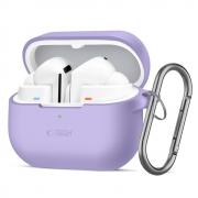 Carcasa Tech-Protect Silicone Hook compatibila cu Samsung Galaxy Buds 3 / 3 FE / 3 Pro, Mov