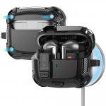 Carcasa Tech-Protect Carbonox compatibila cu Samsung Galaxy Buds 3 / 3 FE / 3 Pro, Negru 3 - lerato.ro