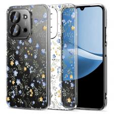 Carcasa Tech-Protect FlexAir Spring Flowers compatibila cu Xiaomi Redmi 15C 5G (173mm) / POCO C85 5G (173mm), Transparent
