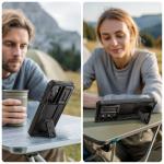 Carcasa Tech-Protect Kevlar Cam Plus compatibila cu Samsung Galaxy S25 FE, Negru 4 - lerato.ro