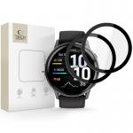 Set 2 folii sticla TECH-PROTECT Glass Flex+ compatibil cu Garmin Venu 4 (45mm), Negru 2 - lerato.ro